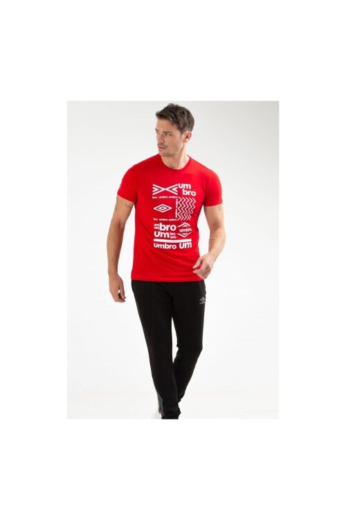 أمبروتي شيرت رجالي أحمر من Jax TShirt TF0133