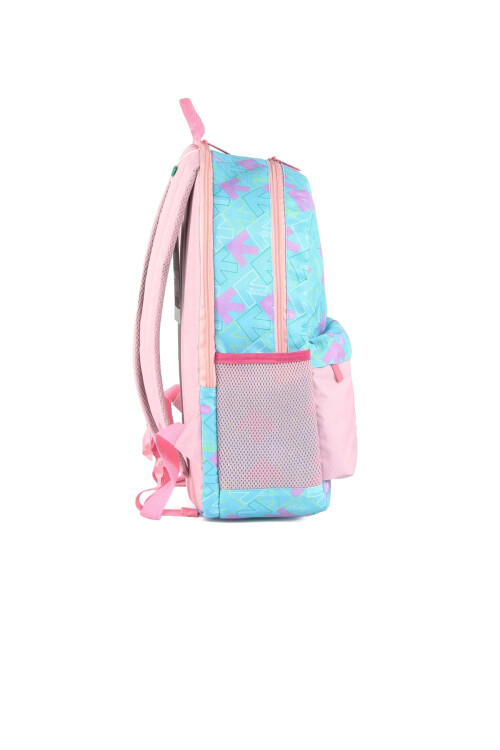 Pembe-Mavi  Unisex Okul Çantası 03731