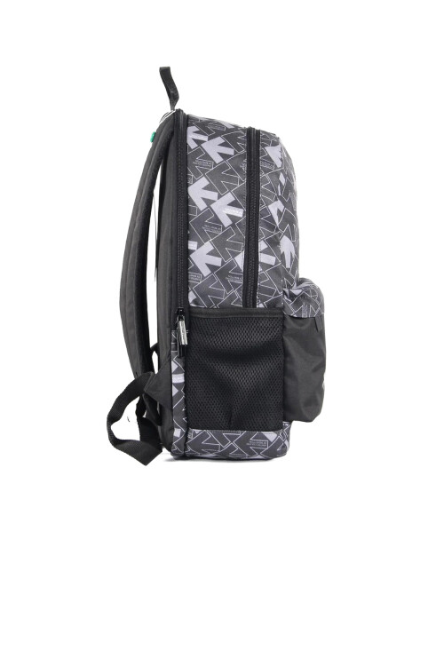 Siyah-Gri  Unisex Okul Çantası 03738