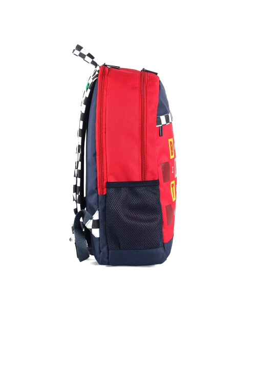 United Colors Of BenettonRed-Navy Unisex School Bag 03766