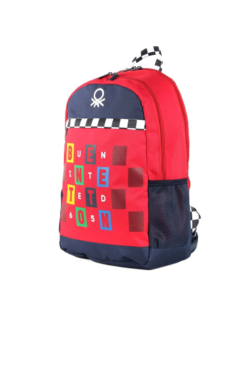 Kırmızı-Lacivert  Unisex Okul Çantası 03766