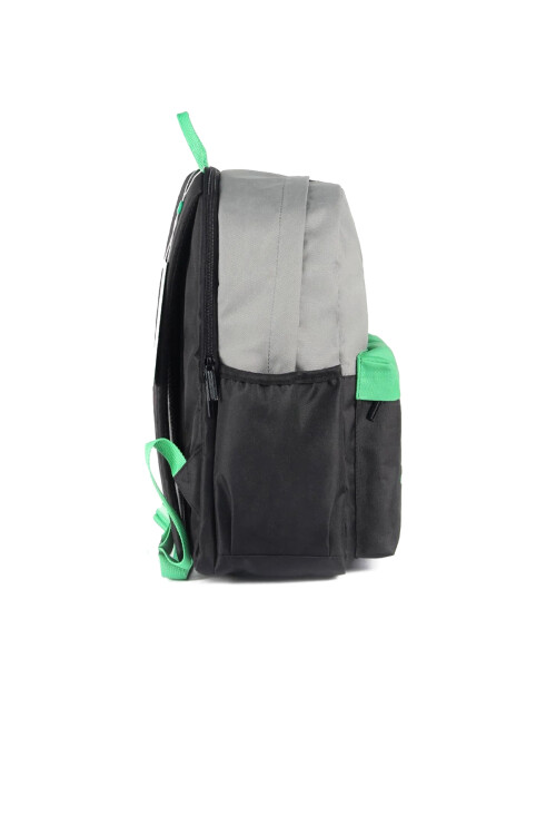 United Colors Of BenettonGrey-Green Unisex School Bag 03841