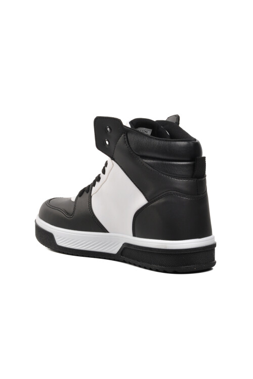 Siyah-Beyaz Unisex Hi Sneaker BN-31085 G