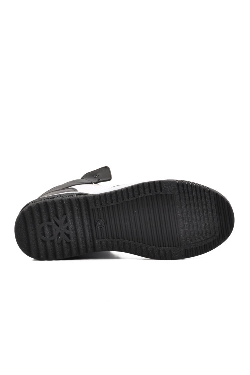 Siyah-Beyaz  Erkek Hi Sneaker Bn-31087 M