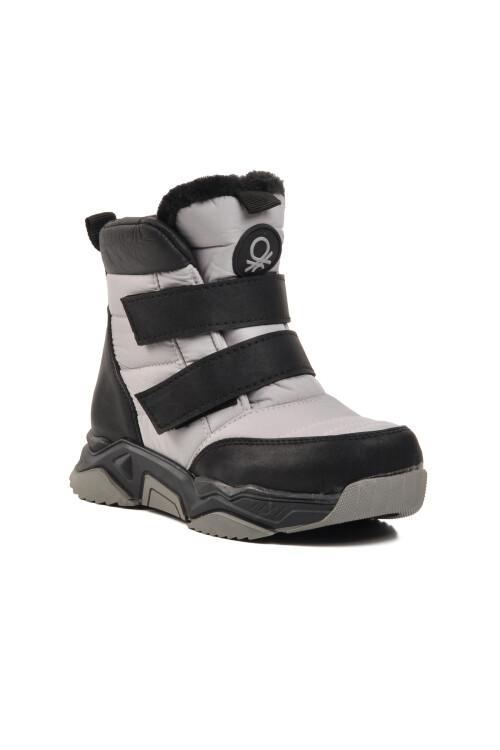 United Colors Of BenettonGri-Siyah Su İtici Çocuk Kar Botu Bn-70000 F