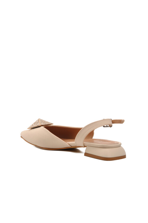 Beige Womens Ballerinas 544416 Z