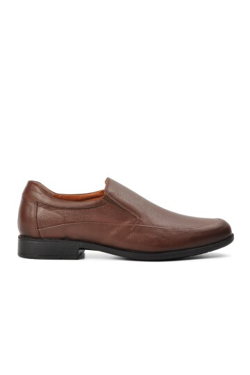 Brown Genuine Leather Mens Casual Shoes 822 M (W)