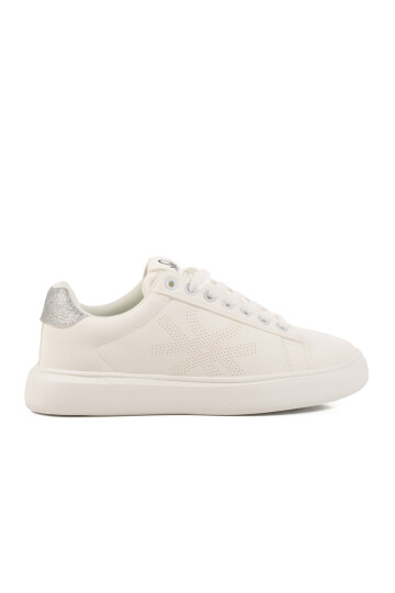 Beyaz Hafif Kadın Sneaker BNI-11567 Z
