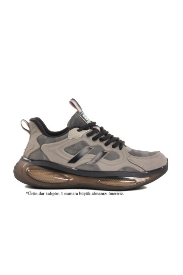 Grey Narrow Fit Memory Foam Air Sole Mens Sports Shoes 250422 M