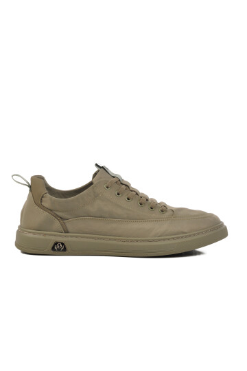 Khaki Textile Mens Sneaker 25Y510-2 M