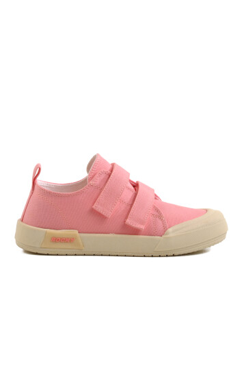 Powder Velcro Linen Girls Sports Shoes 545 F