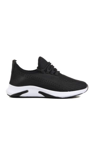 Black White Knit Light Unisex Sneakers Pina 101 G