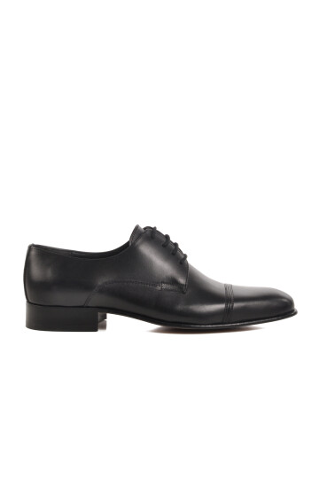 Black Genuine Leather Mens Classic Shoes 00624 M