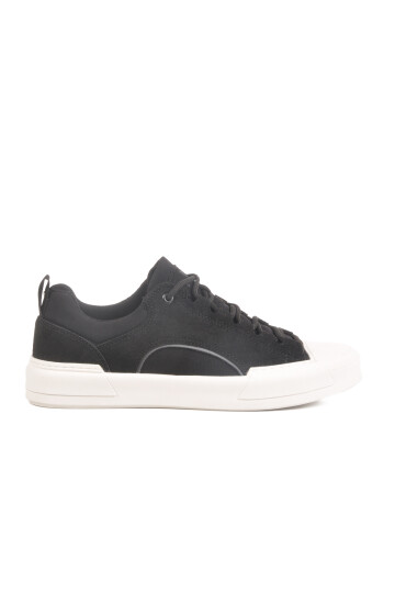 Siyah Hakiki Deri Erkek Sneaker 23Corvet M