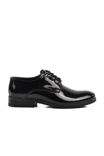 Black Patent Leather Boys Classic Shoes 3020 P