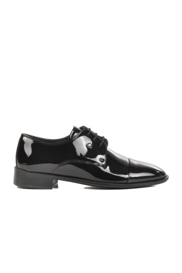 Black Patent Leather Genuine Leather Mens Classic Shoes 70K28 M