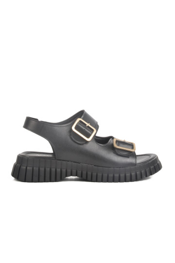 Black Womens Sandals 261176 Z