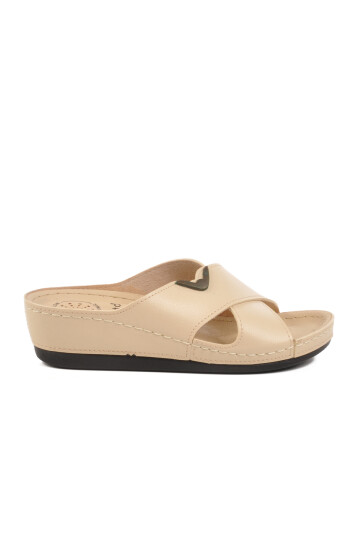Beige Anatomic Womens Slippers 15.047 Z