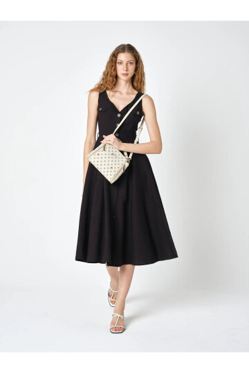 Beige Womens Shoulder Bag 05PC25Y10320-MN