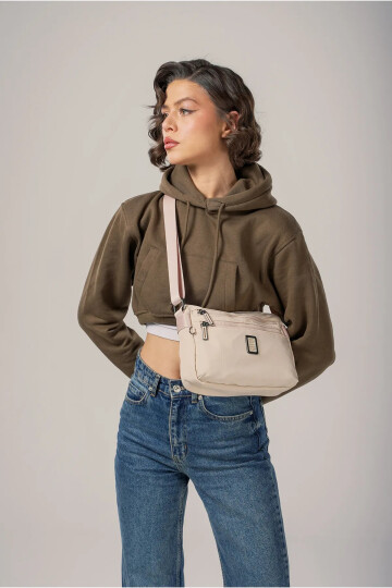 Beige Womens Shoulder Bag 17990