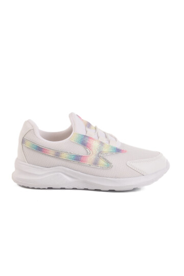 White Mesh Lightweight Girls Sneakers Archway F