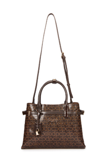Brown Womens Shoulder Bag 05PC25Y10411-PMN