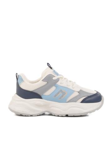 Navy Blue Mesh Lightweight Breathable Boys Sneakers Birian F