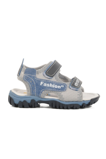 Navy Blue Velcro Orthopedic Boys Sports Sandals 25T102 B