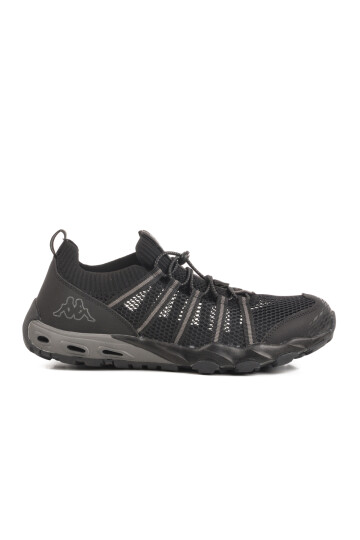 Black-Grey Mens Sneakers Logo Okavando M