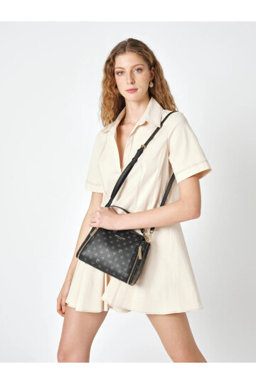 Black Womens Shoulder Bag 05PC25Y10320-MN