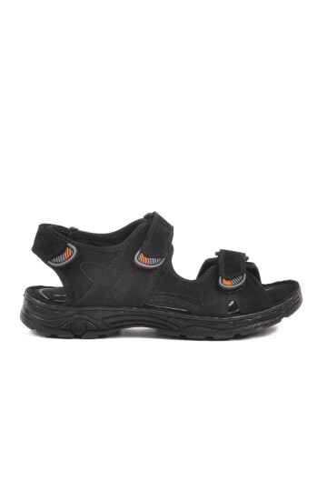 Black Boys Velcro Sports Sandals 1305 G