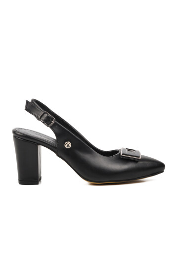 Black High Heel Womens Evening Shoes PC-53113 Z