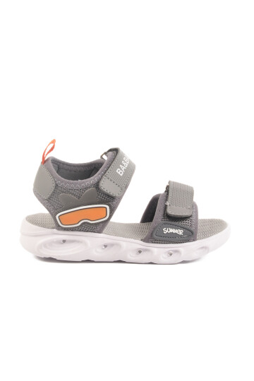 Smoked Velcro Illuminated Boys Sports Sandals 018127 P