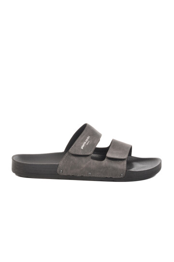 Smoked Velcro Large Size Mens Slippers PC-7039 M