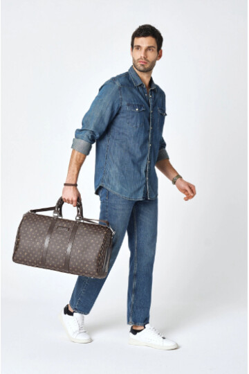 Kahverengi Unisex Seyahat Çantası 04PC001207-B