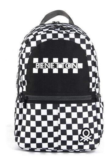 Black and White Unisex School Bag 03780