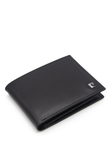 Black Genuine Leather Mens Wallet 3234