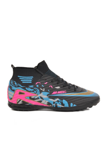 Black Fuchsia Mens Artificial Turf Shoes WJ-502 M