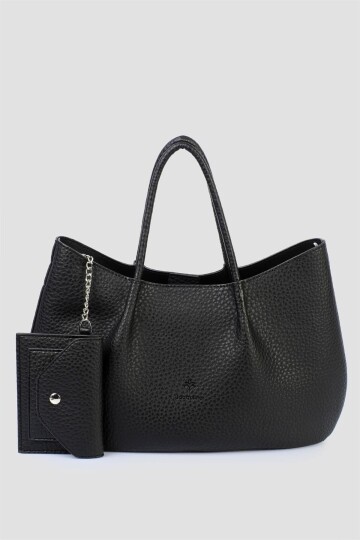 Black Womens Hand and Shoulder Bag IM576