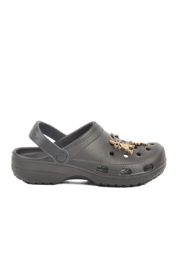 Black Eva Lightweight Womens Sabo Slippers 606 Z