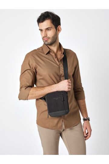 Siyah Erkek Portfoy El ve Omuz Çantası 01PC00100