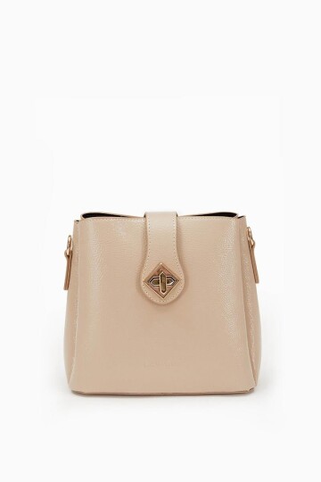 Mink Patent Leather Womens Shoulder Bag 930167