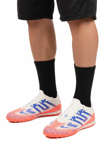 حذاء رجالي أبيض برباط من العشب الصناعي MH-252-149 M