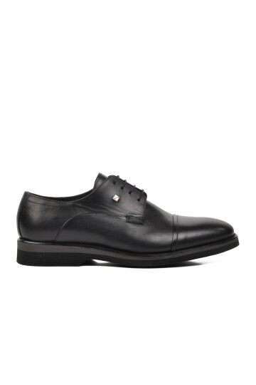 Black Genuine Leather Mens Classic Shoes 3103 M