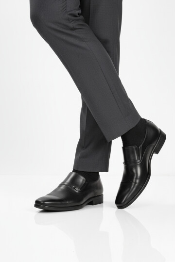 Black Genuine Leather Non-Slip Sole Mens Classic Shoes 974 M