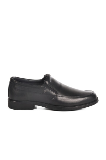 Black Genuine Leather Mens Classic Shoes 1889-KM