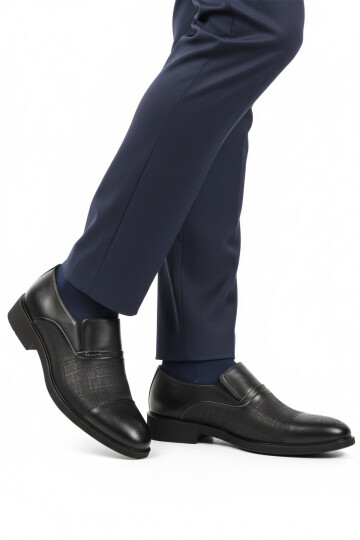 Black Genuine Leather Non-Slip Sole Mens Classic Shoes 380 M