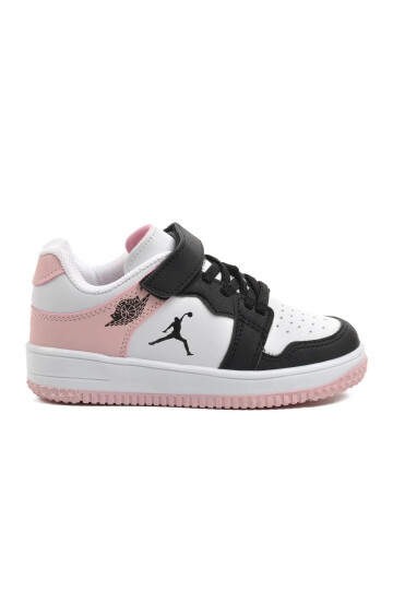 Black Powder Velcro Girls Sneaker Haykat Short F