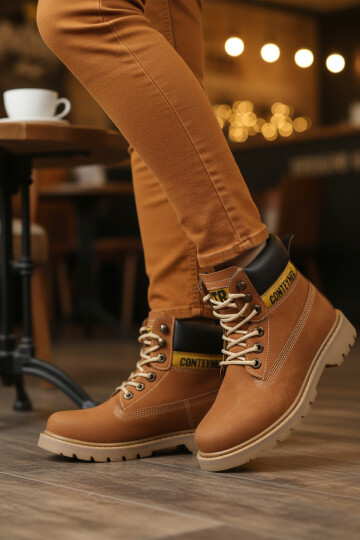 Tarçın Nubuk Soğuğa Dirençli Kaymaz Unisex Bot 922 G