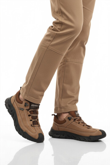 Mink Nubuck Genuine Leather Mens Casual Shoes 240003 M